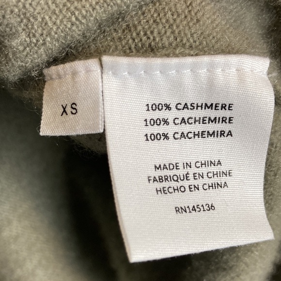 NAADAM 100% Cashmere Boyfriend Cardigan XS Brown Oversized old money luxury - Picture 11 of 16